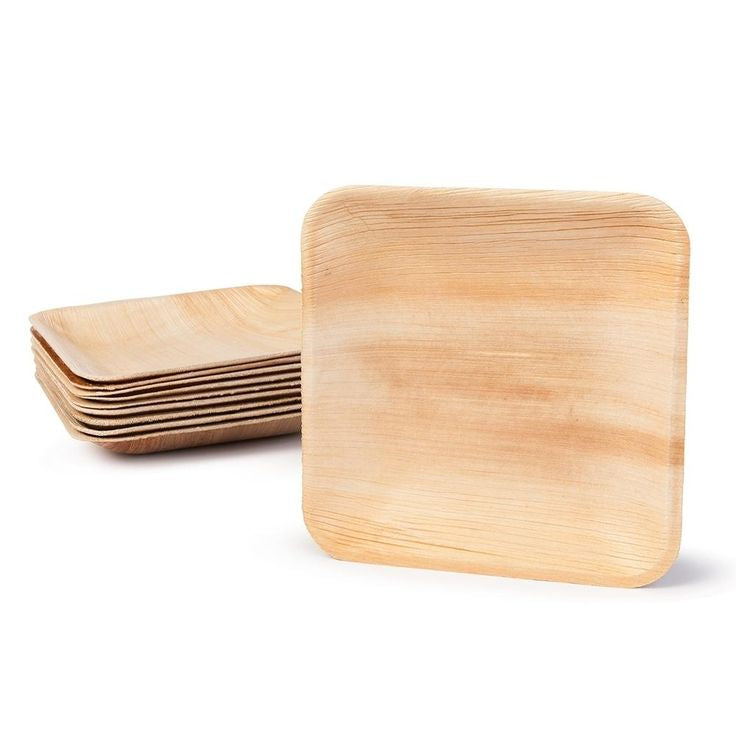 Palm Leaf Tableware – Sample Pack (25 pcs, Mixed Sizes)