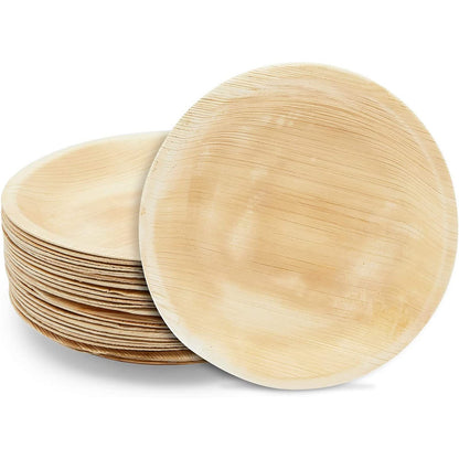 Palm Leaf Tableware – Sample Pack (25 pcs, Mixed Sizes)